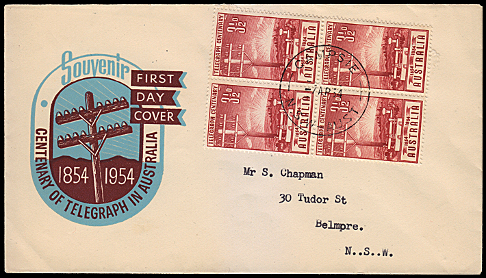 FDC 1954